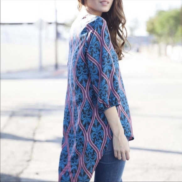 SALE || Printed LO - HIGH Tunic - Picture 5 of 5